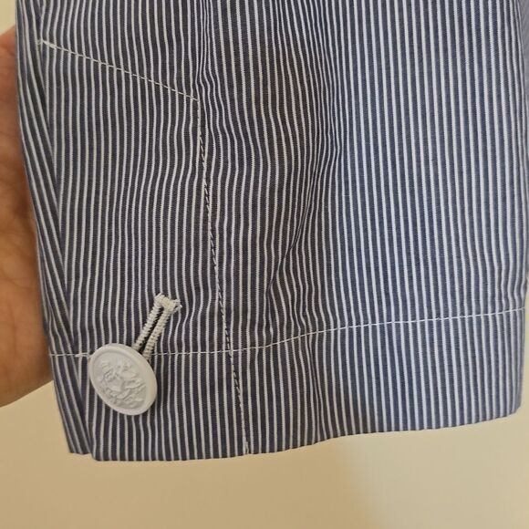 Banana republic cotton pin stripe blazer size medium - Picture 4 of 9